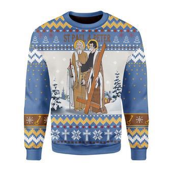 Saints Paul And Peter Christmas Sweater | Favorety CA