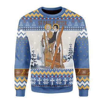 Saints Paul And Peter Ugly Christmas Sweater | Favorety CA