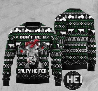 Salty Heifer Ugly Christmas Sweater | Favorety AU