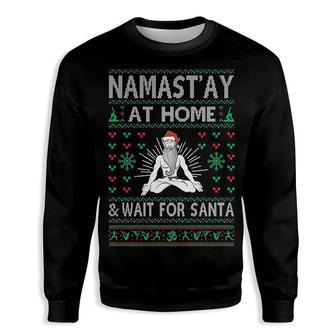 Santa Christmas Yoga Ugly Christmas Sweater | Favorety UK