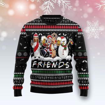 Santa Claus Jesus Friends Ugly Christmas Sweater | Favorety