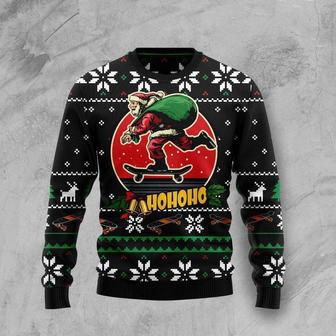 Santa Claus Skateboard Ugly Christmas Sweater | Favorety UK