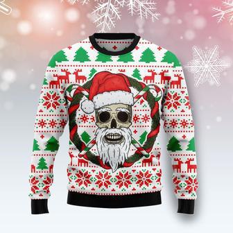 Santa Claus Skull Ugly Christmas Sweater | Favorety CA