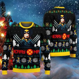 Santa Claws Wolverine Marvel ,Ugly Sweater Party,ugly sweater ideas | Favorety AU