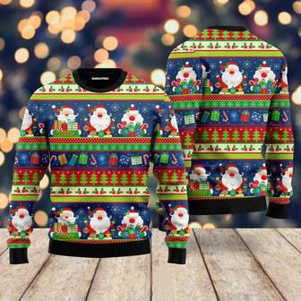 Santa Giving Me A Gift Ugly Christmas Sweater For Men & Women | Favorety AU