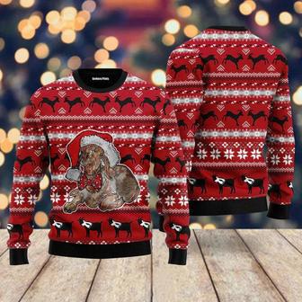 Santa Goat Ugly Christmas Sweater For Men & Women | Favorety