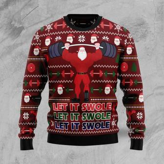 Santa Let It Swole Ugly Christmas Sweater | Favorety AU