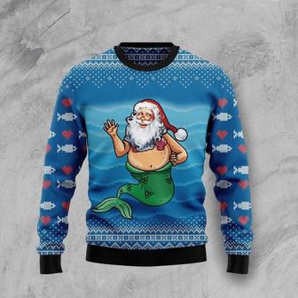 Santa Mermaid Ugly Christmas Sweater | Favorety UK