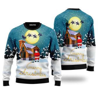 Santa Peeing ,Ugly Sweater Party,ugly sweater ideas | Favorety DE