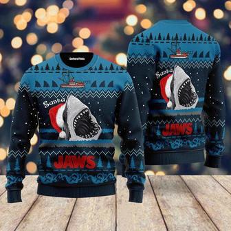 Santa Shark Ugly Christmas Sweater For Men & Women | Favorety UK