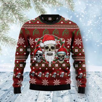 Santa Skull Ugly Christmas Sweater | Favorety DE