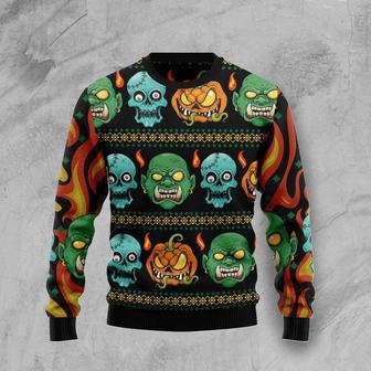 Scary Zombie Ugly Christmas Sweater | Favorety