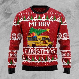 School Bus Ugly Christmas Sweater | Favorety UK