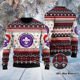 Scoutmas Is Coming Ugly Christmas Sweater | Favorety