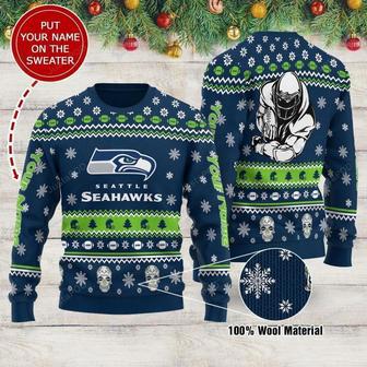 Seattle Seahawks Custom Ugly Christmas Sweater, Jumpers | Favorety CA