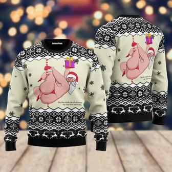 Sexy Santa Dancing On The Ninth Day Of Ugly Christmas Sweater For Men & Women | Favorety CA