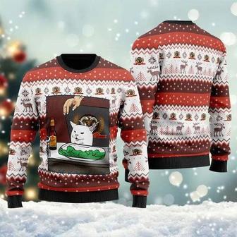 Shiner Bock Beer Cat Meme Ugly Christmas Sweater, Jumpers | Favorety UK