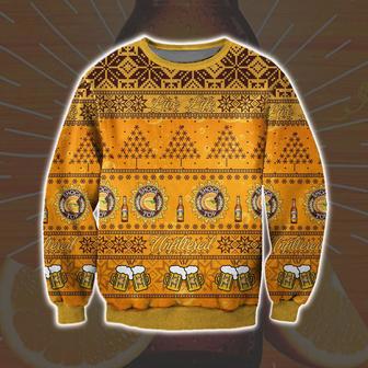 Shock Top Beer Knitting Pattern Print Ugly Christmas Sweater | Favorety CA