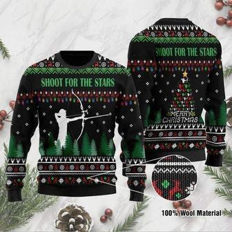 Shoot For The Stars Huting Ugly Christmas Sweater | Favorety AU