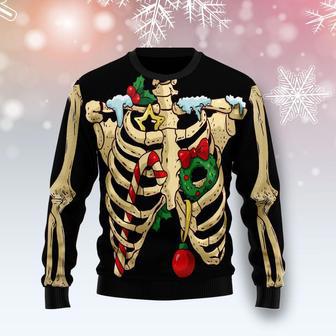 Skeleton Christmas Ugly Christmas Sweater | Favorety