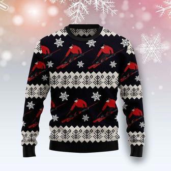 Skiing Ugly Christmas Sweater | Favorety