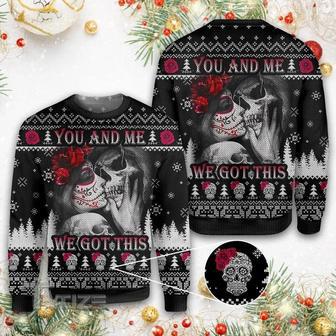 Skull You & me we got this Ugly sweater | Favorety