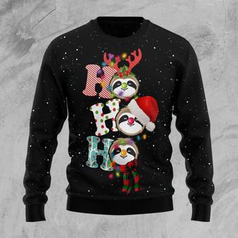 Sloth Ho Ho Ho Ugly Christmas Sweater | Favorety CA