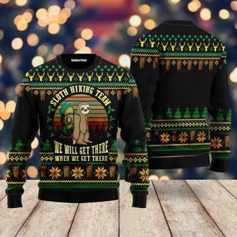 Sloth Team Holiday Ugly Christmas Sweater For Men & Women | Favorety