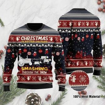 Smashing Through The Snow Ugly Christmas Sweater | Favorety