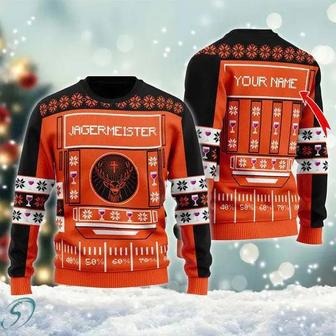 Snowy Jagermeister Ugly Christmas Sweater, Jumpers | Favorety