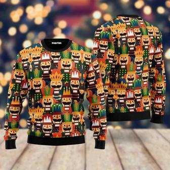 Son Of A Nutcracker Pattern Ugly Christmas Sweater For Men & Women | Favorety DE