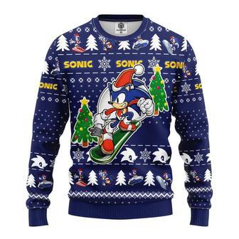 Sonic The Hedgehog Merry Xmas Ugly Christmas Sweater, Jumper | Favorety AU