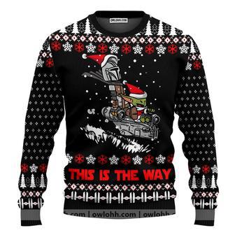 Star Wars This Is The Way Baby Yoda Ugly Christmas Sweater, Jumper | Favorety DE