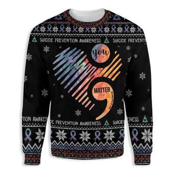 Suicide Prevention Awareness Ugly Christmas Sweater | Favorety UK