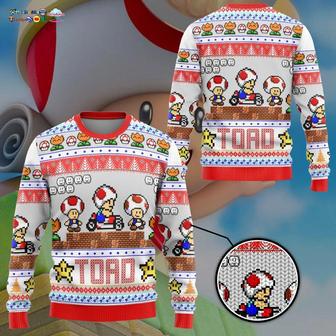 Super Mario Toad ugly sweater | Favorety AU