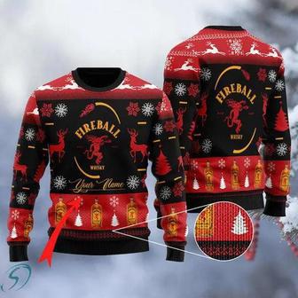 Sweety Fireball Whisky Ugly Christmas Sweater, Jumpers | Favorety CA