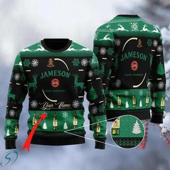 Sweety Jameson Whiskey Ugly Christmas Sweater, Jumpers | Favorety CA