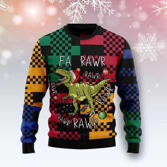 T Rex Rawr Rawr Rawr Ugly Christmas Sweater | Favorety DE