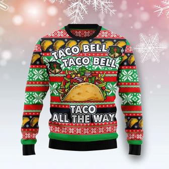 Taco On The Way Ugly Christmas Sweater | Favorety CA