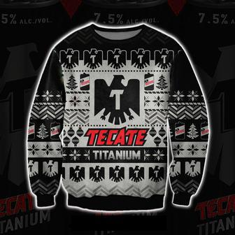 Tecate Titanium Beer All Over Print Ugly Christmas Sweater | Favorety UK