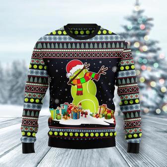 Tennis Snowman Ugly Christmas Sweater | Favorety UK