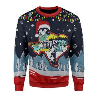 Texas Map Ugly Christmas Sweater | Favorety UK