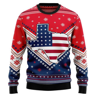 Texas Unisex Christmas Sweater Men & Women , Plus Size Xmas Pullover Sweashirt for Men and Women - Thegiftio UK