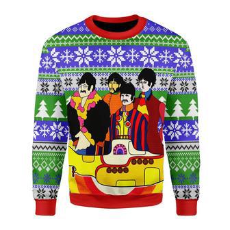 The Beatles Hippie Ugly Christmas Sweater | Favorety CA