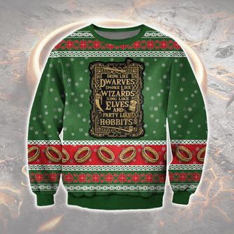 The Lord Of The Rings Ugly Christmas Sweater 02 | Favorety CA