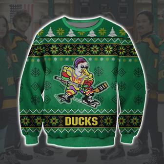 The Mighty Ducks Print Ugly Christmas Sweater | Favorety DE