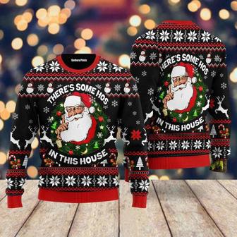 There's Some Hos in This House Ugly Christmas Sweater For Men & Women | Favorety DE