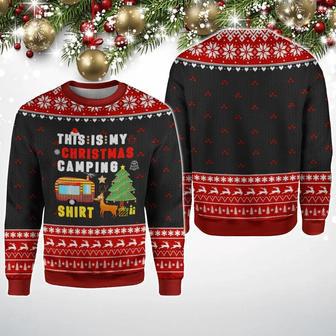 This Is My Camping Ugly Christmas Sweater | Favorety AU