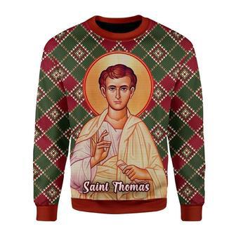 Thomas The Apostle Ugly Christmas Sweater | Favorety CA