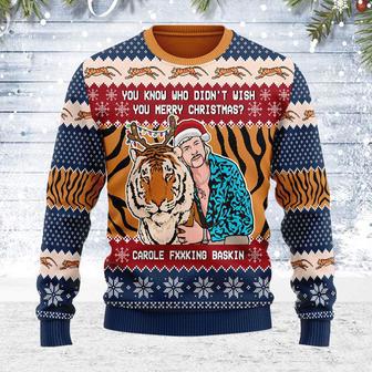 Tiger King You Know Who Didn't Wish You Chirsmas Ugly Christmas Sweater | Favorety UK